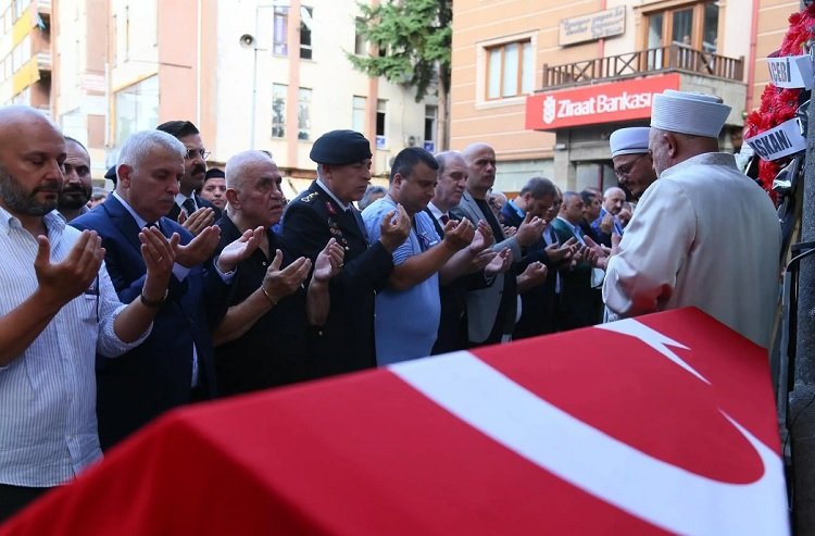 Trabzonlu Gazi Tuğgeneral Tahir Çebi’ye Son Görev