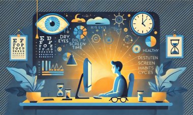 Prolonged Screen Time Linked to Dry Eyes and Discomfort