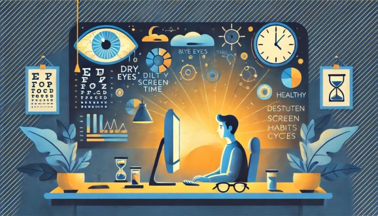 Prolonged Screen Time Linked to Dry Eyes and Discomfort