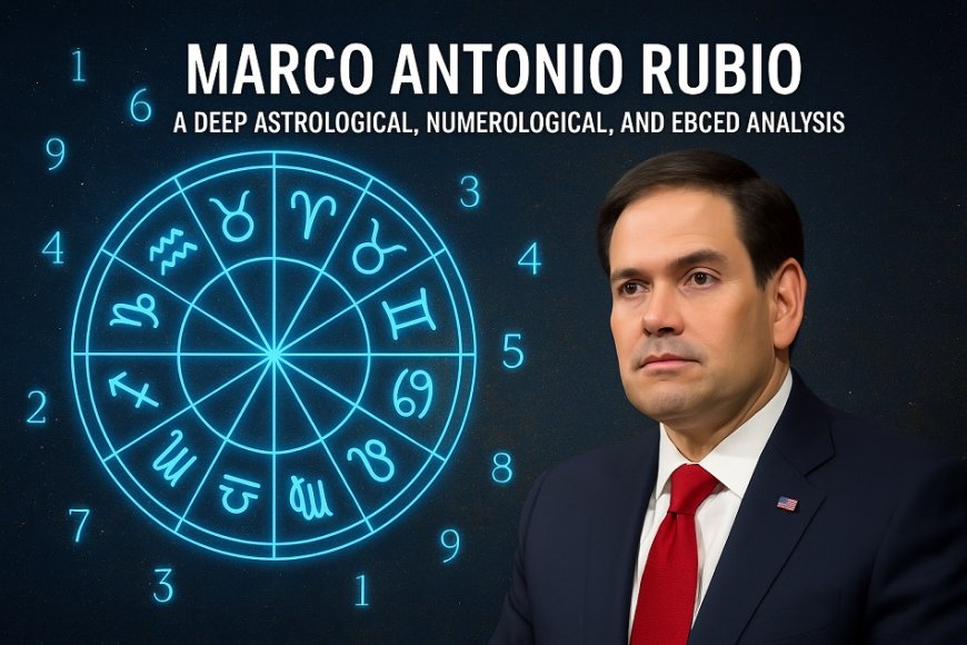 Marco Rubio's Astrological, Numerological, and Ebced Analysis: A Deep Dive into His Leadership Journey