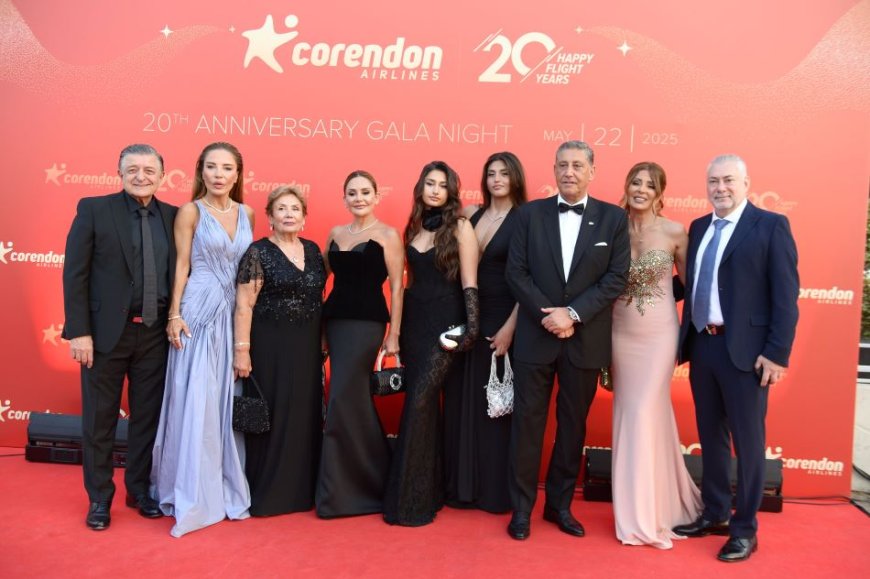 Corendon Airlines Marks 20th Anniversary with a Star-Studded Gala in Antalya