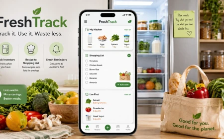 FreshTrack tarifleri alışveriş listesine çeviriyor, gıda israfını azaltıyor