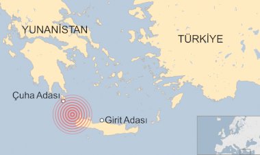 Girit'te 6 büyüklüğünde deprem: Ölü, yaralı ve hasar bilgisi yok