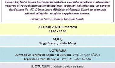 67.Dünya Cüzzam Günü